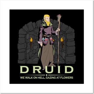 D20 Roleplaying Character - Druid Posters and Art